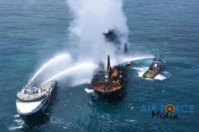 Sri Lanka braces for fallout of sunken cargo ship’s toxic payload